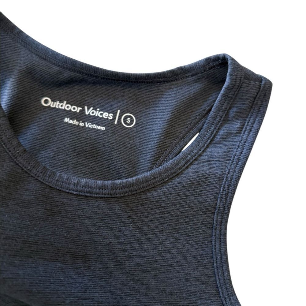 Outdoor Voices Charcoal Sleeveless Top